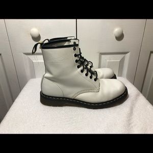 DR Martens White Ankle Boots Shoes Size 12